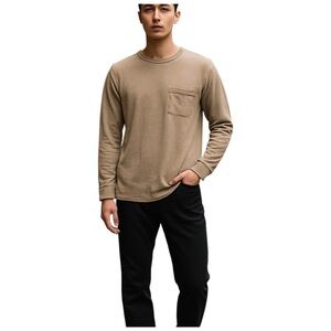 J. Crew Men’s Knit Goods Long-Sleeve T-Shirt. Moss Green. Large